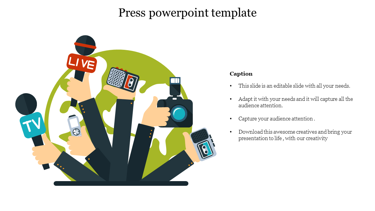 Press powerpoint template